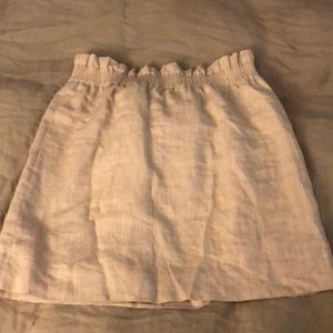 Linen Midi Skirt- J Crew Size 6